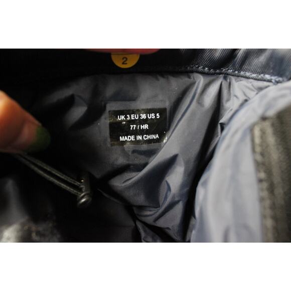 Hunter 77 HR Hour Navy Blue Insulated Moon Snow Boots Size 5/EU 36 - Picture 5 of 5